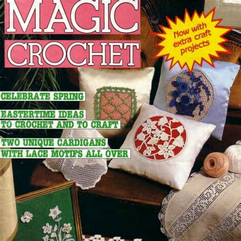 Magic Crochet Magazine Crochet And Knitting Magazine Vintage 53