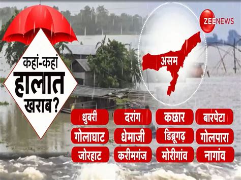 Assam Flood असम में बाढ़ से हाहाकार नाव पर दूल्हा दुल्हन घर इंसान