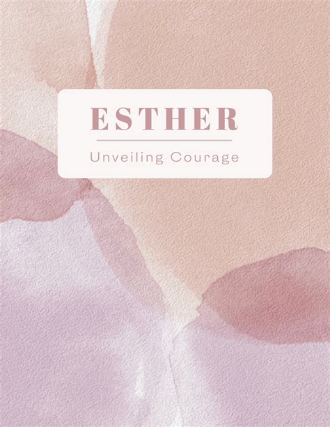 Esther Bible Study Women's Study Christian Bible - Etsy