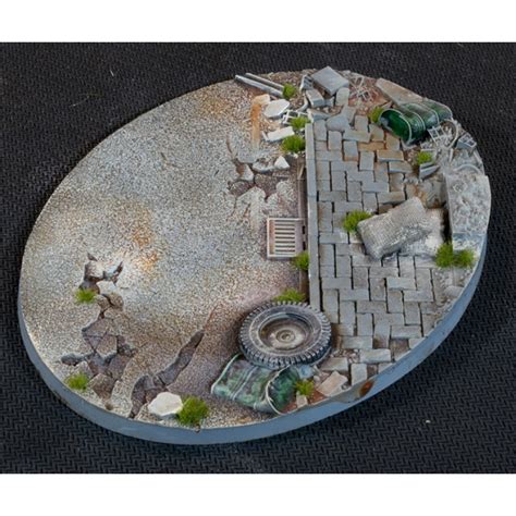 Gamers Grass Battle Ready Bases Urban Warfare Oval 120mm 1