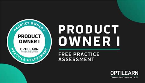 Product Owner I Free Practice Assessment Optilearn