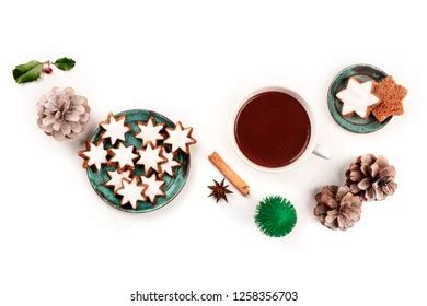 Photo Zimtsterne Traditional Christmas Cinnamon Star Stock Photo