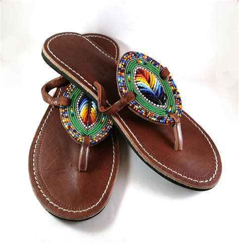 Leather Sandals African Sandals Maasai Sandals Summer