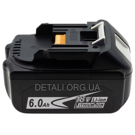 Аккумулятор шуруповерта Makita BL1860B LXT (Li-Ion, 18В, 6Ah) аналог ...