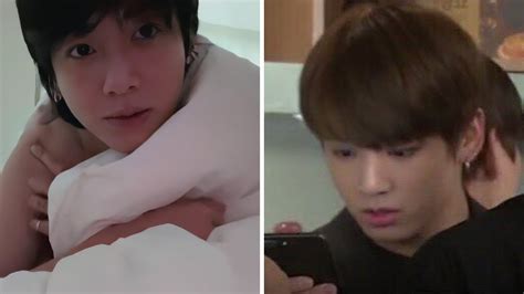 Jungkook BTS Jungkook Teasing Fans With Shirtless Weverse Live In Bed