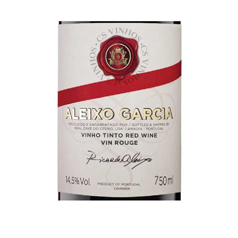 Vinho Aleixo Garcia Tinto 750ml Adega Vino Royale