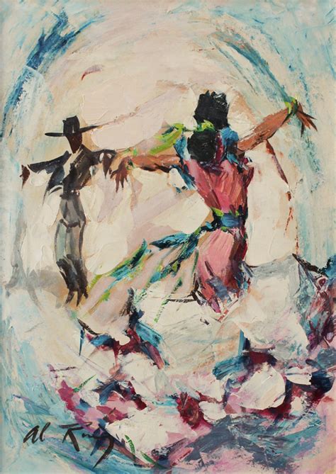 Sold Price Alberto Ruiz Vela Spanish Dancers Painting Invalid Date Est