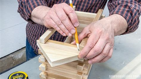 diy-log-cabin-bird-feeder-assembly-27 - Saws on Skates