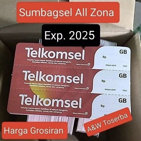 Jual Voucer Kosong Telkomsel SUMBAGSEL Ex 28 02 2025 Shopee Indonesia