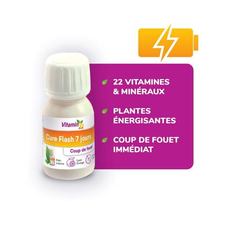 Programme Vitaminé Femme contient Cure Flash + Specific Femme - Vitamin'22