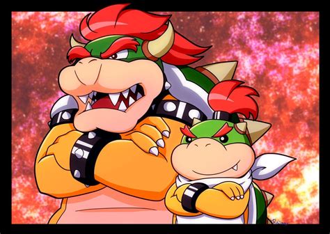 Bowser And Bowser Jr By Lemonlime146 Arte De Animación Caricaturas