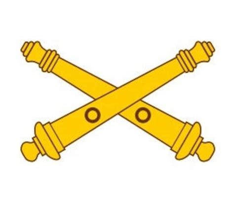 US Army Field Artillery Branch Insignia Vector Files Dxf Eps - Etsy