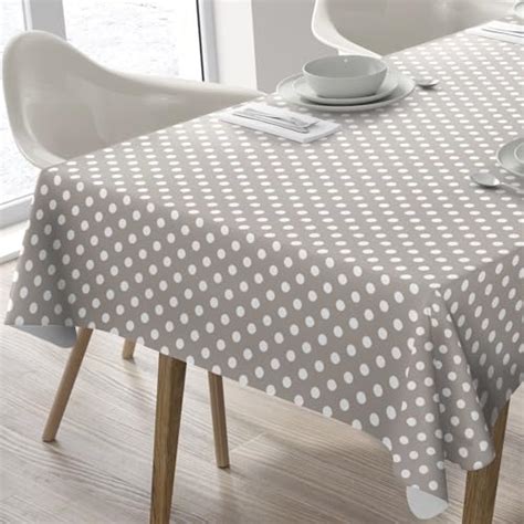 Home Direct Nappe Toile Cir E Pvc Rectangulaire X Cm Pois