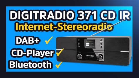 DIGITRADIO 371 CD IR DAB UKW Internet Stereoradio Mit CD Player Und