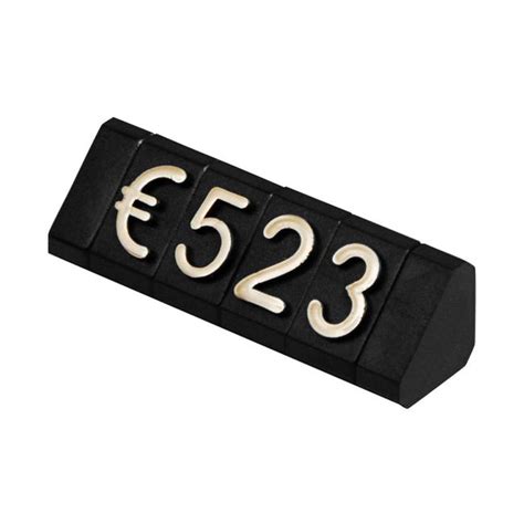 Price Marking System Grande Black Gold Replacement Digit 1 Shop