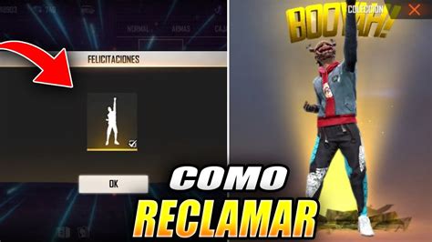 C Mo Reclamar El Emote Booyah En Free Fire Nuevo Emote Y Mascota