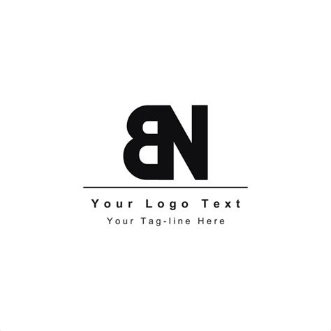 Premium Vector Bn Nb Initial Based Alphabet Icon Logo