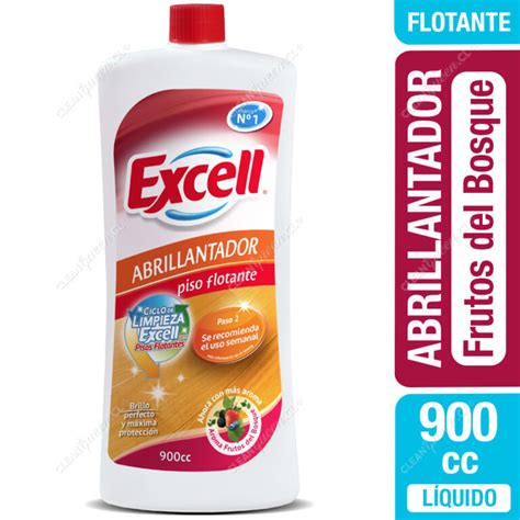 Limpiador Abrillantador Piso Flotante Aroma Lavanda Excell 900 Cc