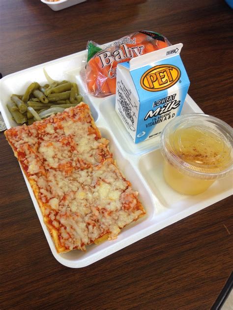 Rectangle School Pizza