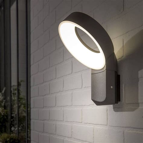 Applique d extérieur montante LED aluminium Gris H35cm LIMA Luminaire