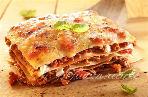 LASAGNA CU CARNE DE VITA Https Tiutza Recipes