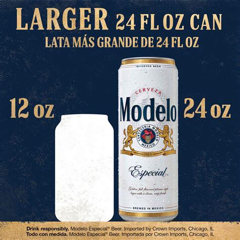 Modelo Especial Mexican Lager Import Beer 24 oz Can - Shop Beer at H-E-B