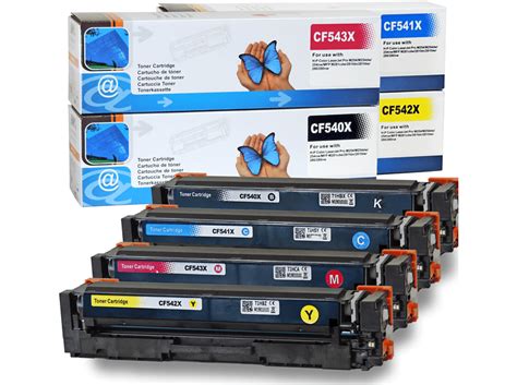 D C MFP M281FDW Toner Multipack 4 Farben Schwarz Cyan Magenta Gelb