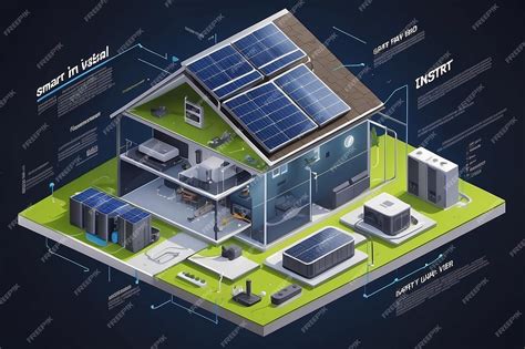 Solar Cell House Installer Hybrid Component System For Smart Home Solar