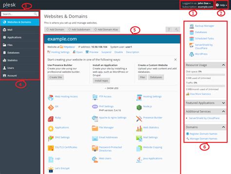 Plesk Onyx Basics The First Steps An Overview