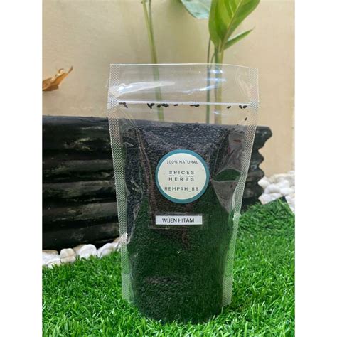 Jual Biji Wijen Hitam Black Sesame Seed 250Gram 500 Gram Shopee