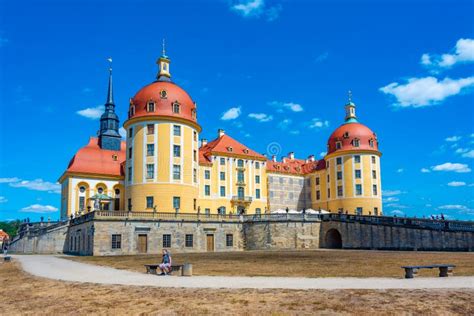 Moritzburg, Germany, August 7, 2022: Panorama View of Moritzburg ...