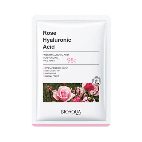 Mascarilla Facial De Rosas Y Acido Hialuronico Bioaqua Tienda Prama