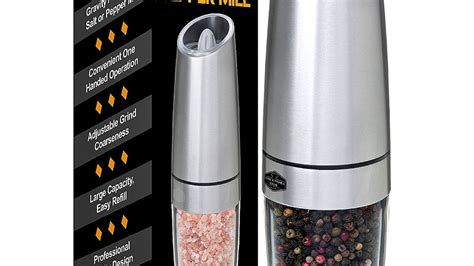 Electric Salt And Pepper Mill With Light - Pepper Choices