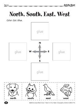 North, South, East, West: Cardinal Directions | TpT