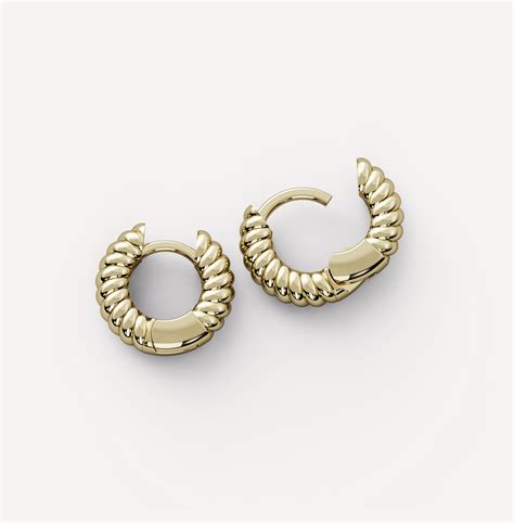 Textured Hoops Olive Ave Jewelry