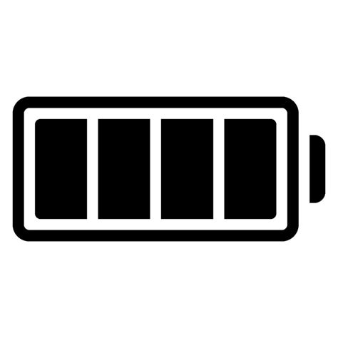 Full Battery Glyph Icon 40505798 Vector Art At Vecteezy