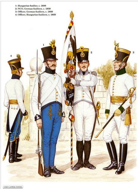 Austrian Infantry Uniforms Napoleonic Wars