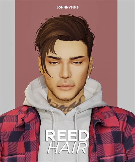 Reed Hair Johnnysims Sims Hair Male Sims Hair Sims Mods Clothes