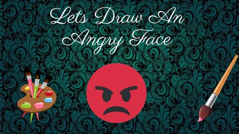 Drawing Angry Face Lets Draw A Angry Face Learning Learn To