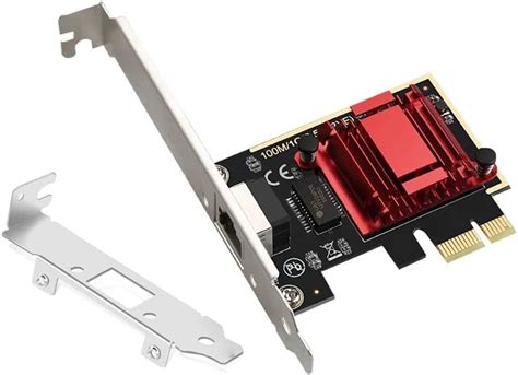 Placa De Rede 2 5G PCI E Para RJ45 RTL8125B Chip Gigabit Ethernet PCI