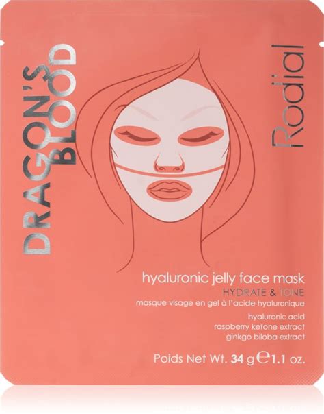 Rodial Dragon S Blood Hyaluronic Jelly Face Mask Intensive Hydrogel