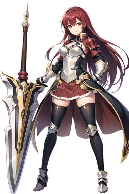 Ai Art Lora Model Elesis Elsword Pixai