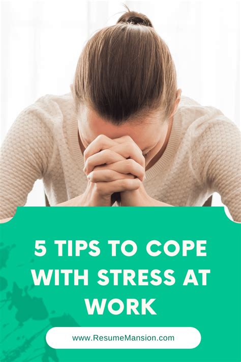 5 Tips To Cope With Stress At Work R Resumeguide