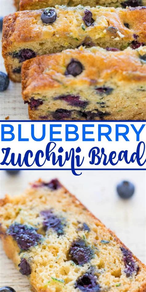 Moist Blueberry Zucchini Bread Recipe Averie Cooks