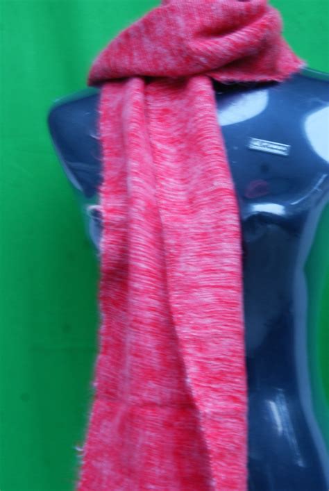 Yak Wool Muffler Nepali Acrylic Hand Loom Muffler Red Price Us2