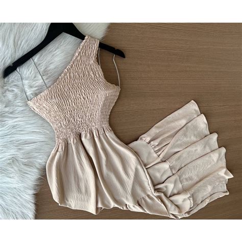 Vestido Longo Mula Manca Marília Nude Shopee Brasil