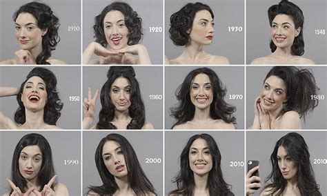 Cut Video Time Lapse Film Reveals The Past Century Of Hairstyles In 60