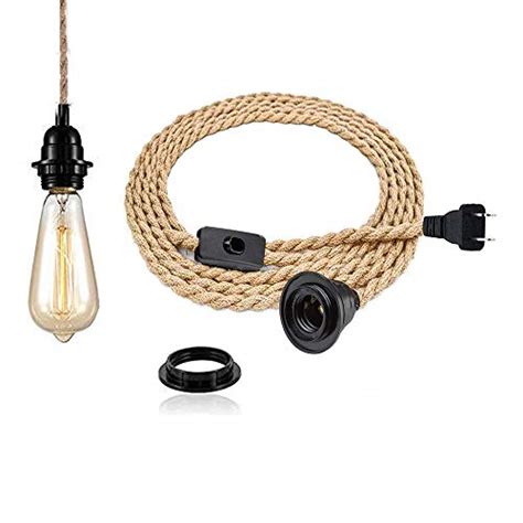 Buy 15FT Pendant Light Kit With Switch Easric Vintage Hanging Lights