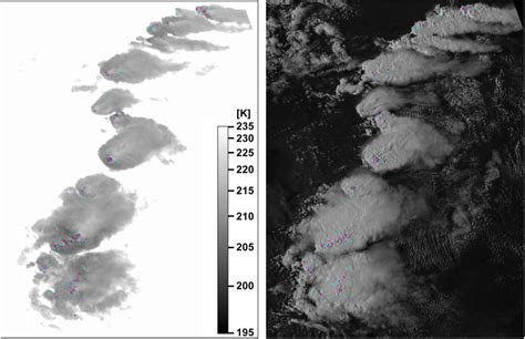 Human Identified Mask Overlaid On A Goes Infrared Ir Brightness