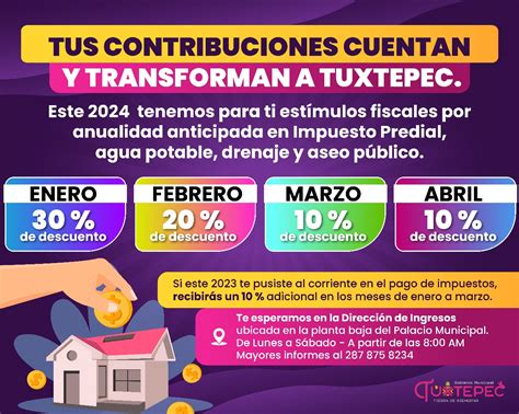 ¡tus Contribuciones Cuentan Y Transforman A Tuxtepec Gobierno